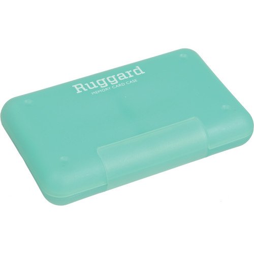 Ruggard Memory Card Case for 4 Compact Flash Cards (Light Green)