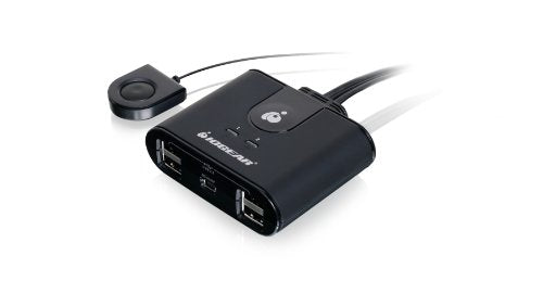 IOGEAR USB 2.0 2x4 Peripheral Switching Hub - 2 PC Share To 4 USB Devices - Up To 480Mbps - Mobile Devices Charging - Mouse/Keyboard - Printer