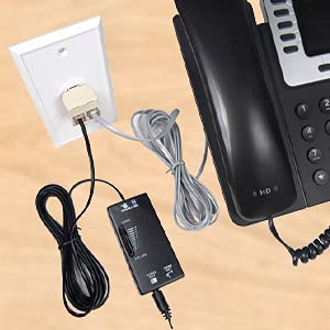 iMBAPrice 50 Feet Long Telephone Extension Cord Phone Cable Line Wire - Black