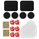 pop-tech Phone Magnet Plate with Sticky Adhesive Backing Replacement Tapes Metal Plate for iPad iPhone in Car Home Grip Mount Base for Samsung etc