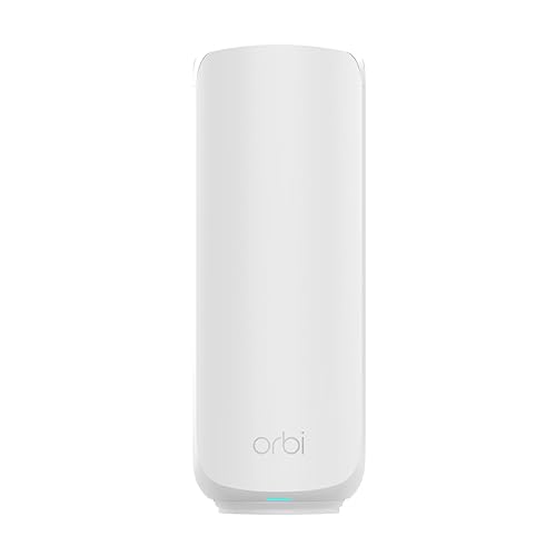 NETGEAR Orbi 360 Series (RBE360) Dual-Band WiFi 7 Mesh Network Add-on Satellite - Works with Orbi RBE362, RBE363 Security Features, 5 Gbps, Adds
