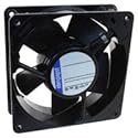 EBM-PAPST 4800Z AC Fans 119x38mm 115VAC 60Hz 61.7CFM 12W 1800RPM 28dBA SB, 2 Terminals, Metal Frame