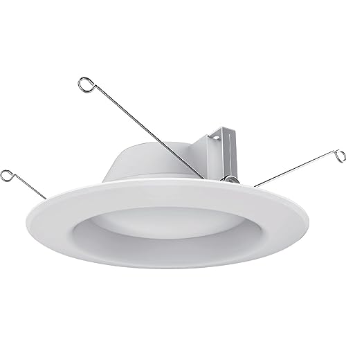 Satco S29313 LED Recessed Downlight Retrofit, 9.8 Watts, 5-6 Inches, White