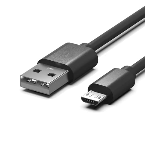 FSQWUR Mirco USB Charger Charging Cable Compatible with Fit for Keyboard Cover, Rii, Fintie, logitech K800 Y-R0011, Corsair K57 K63 K83 Replacement