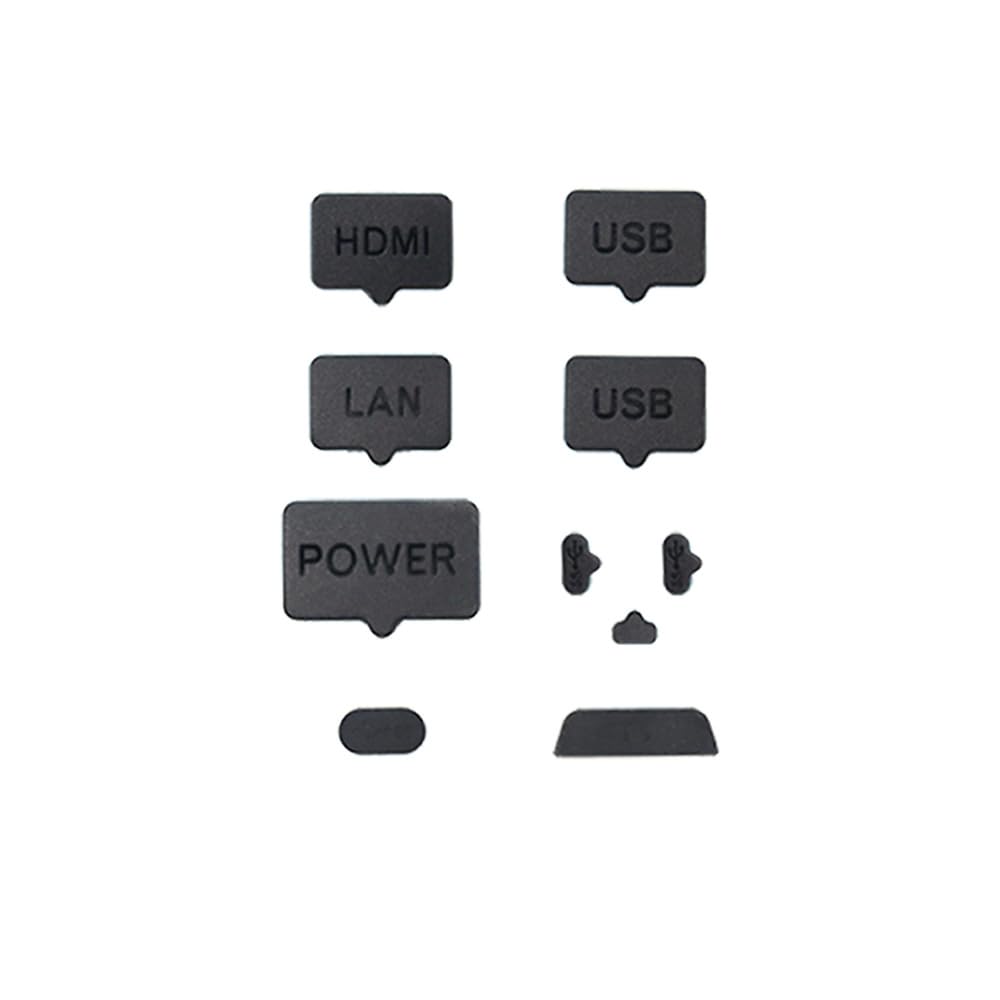 Dust Proof Kit Silicone Dust Proof Plugs For PS5 Slim Console, USB HDMI Interface Port Anti-dust Cover Gaming Console Protective Cover Plug