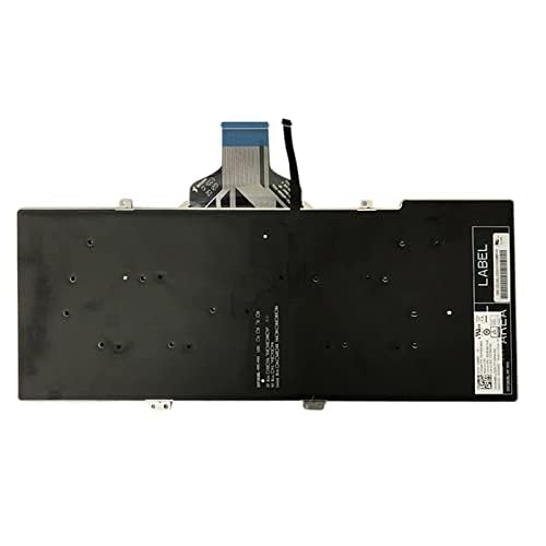 Zahara Keyboard with Backlit US Replacement for Dell Latitude 7400 3400 5400 5401 5410 5411 RN86F 0RN86F NOT Fit for Latitude 7400 2-in-1 (Black)