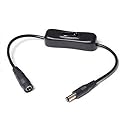 5.5mm x 2.1mm Inline Power Switch for Arduino Boards and LED Light Strips by Corpco