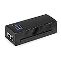 Amcrest Active Gigabit PoE Injector Adapter, IEEE 802.3 10BaseT and IEEE 802.3u 100BaseTx Compliant, Up to 100 Meters; FSE801G