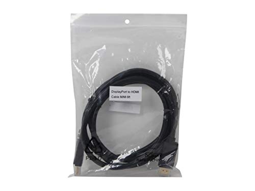 Nippon Labs DP-HDMI-6 6' DisplayPort Male to HDMI Male Cable