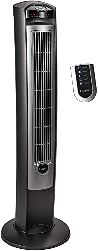 Lasko Oscillating Tower Fan with Remote - 42" - T42951 - Silver
