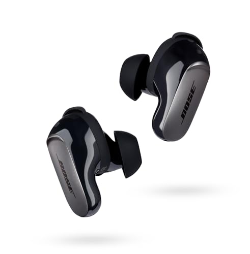 Bose QuietComfort Ultra Bluetooth Earbuds, Wireless Earbuds with Spatial Audio and World-Class Active Noise Cancellation, Deep Bass, Up to 6 Hours