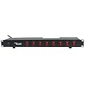 1U Rack Mount Outlet Strip 8 Switched Outlets
