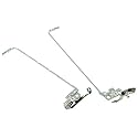 New LCD Screen Hinges Set Replacement for HP Pavilion 15-ac Series 15-AC026DS 15-ac055nr 15-ac121dx P/N: AM1EM000200 AM1EM000100 (Left Right)
