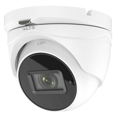 LTS CMHT1923WE-ZF 2MP Ultra-Low Lux Turret Camera, 2.7 mm to 13.5 mm varifocal Lens, 130 dB True WDR, IP67 BNC Connection