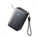 Anker Nano Portable Charger, 45W 10000mAh with 2.3 ft Retractable Cable, Compact Power Bank, Travel Essential Phone Battery Pack for iPhone 17/16