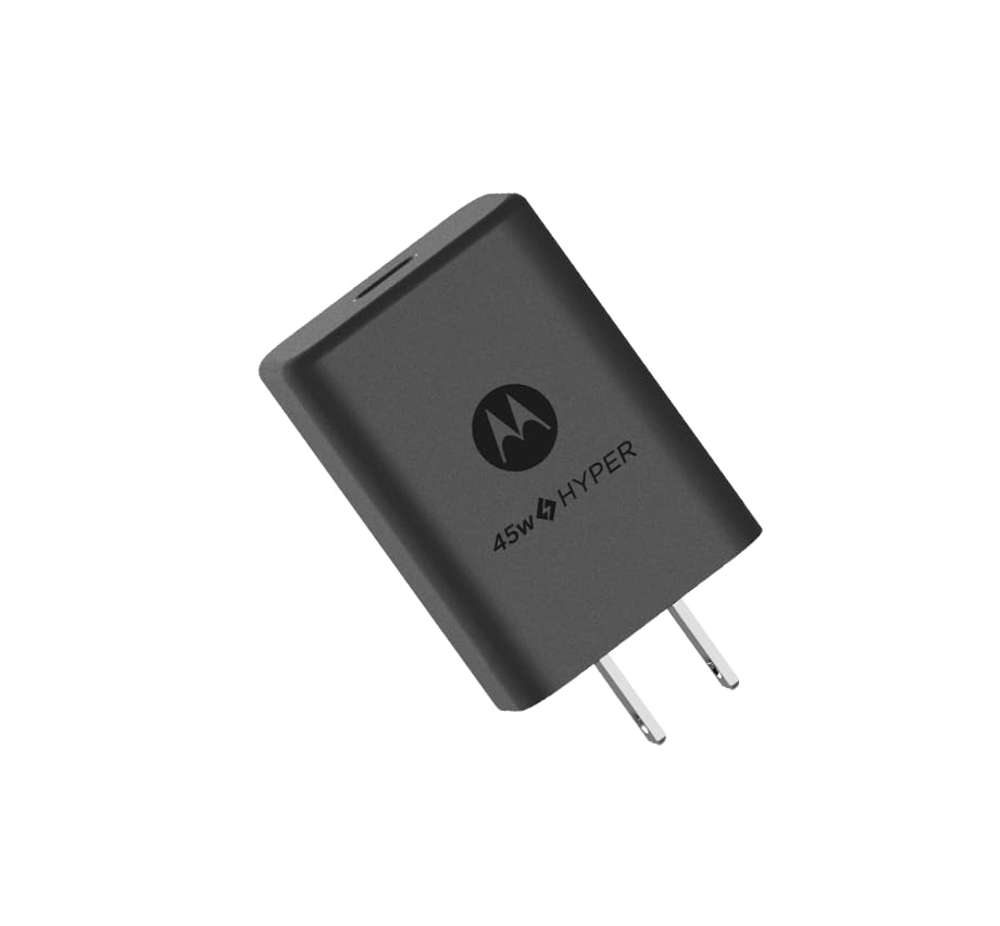 Motorola TurboPower 45W USB-C Solo Charger for Motorola Razr+ (2024/2025/2026) - No Cable