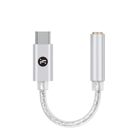 Girftu JCALLY JM12 Type C USB C to 3.5mm DAC Chip KT02H20 Dongle DSD128 Silver-Plated Conductor Digital Audio Adapter