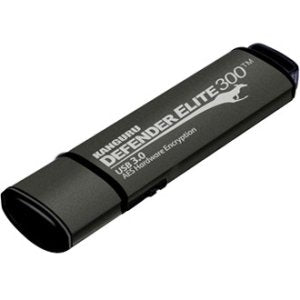 Kanguru Defender Elite300 - 16 GB Hardware Encrypted Flash Drive - FIPS 140-2 Certified - SuperSpeed USB 3.0 - Water Resistant