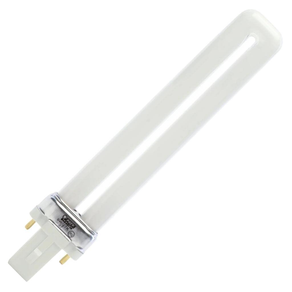 Feit Electric BPPL9 Compact Fluorescent 2 Pin Light Bulbs, No Size, White