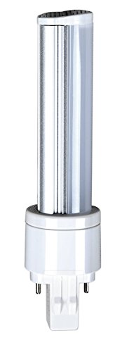 Satco S8726 5.81 Inch 6W LED PL GX23 Base Replacement Lamp, Color Temperature: 3000, Finish Color: White