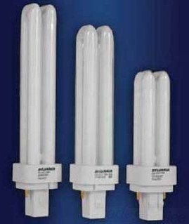 Sylvania 21118 (6-Pack) CF13DD/835/ECO 13-Watt Double Tube Compact Fluorescent Light Bulb, 3500K, 780 Lumens, 82 CRI, T4 Shape, GX23-2 Bi-Pin Base