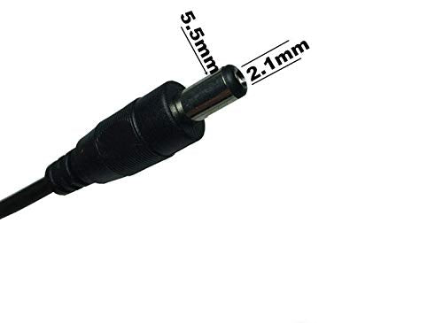 LEDUPDATES Heavy Duty DC Splitter Cable for 12v 24V Power Supply Driver AC Adapter LED Light and Security Camera (1 to 2 Cable) 18 AWG Gauge