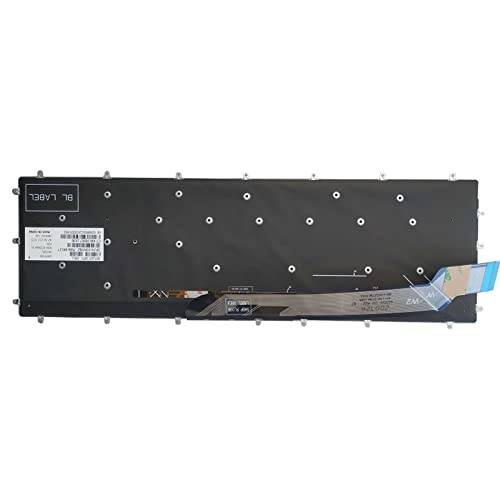 Laptop Replacement Keyboard Fit Dell Inspiron 7567 7566 7577 7587 7570 7580 7778 7779 7577 7773 US Layout (Red Word)