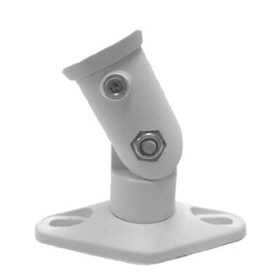 VideoSecu 5 White Universal Satellite Studio Speaker Mounts/Brackets for Walls and Ceilings 1Y0