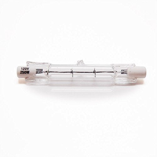 CTKcom 250-Watt 3.1-Inch T3 Halogen Bulbs(5 Pack) - J Type 78mm Double Ended 120 Volts 250 Watt T3 Halogen Bulbs R7S Double Ended Filament Flood