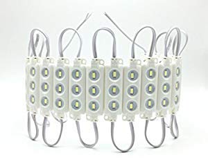 YXHL LED Module 12V Cool White 3 LED Module for Letter Sign Billboard Light, DIY Indoor Outdoor Waterproof 5730 SMD for inflatables