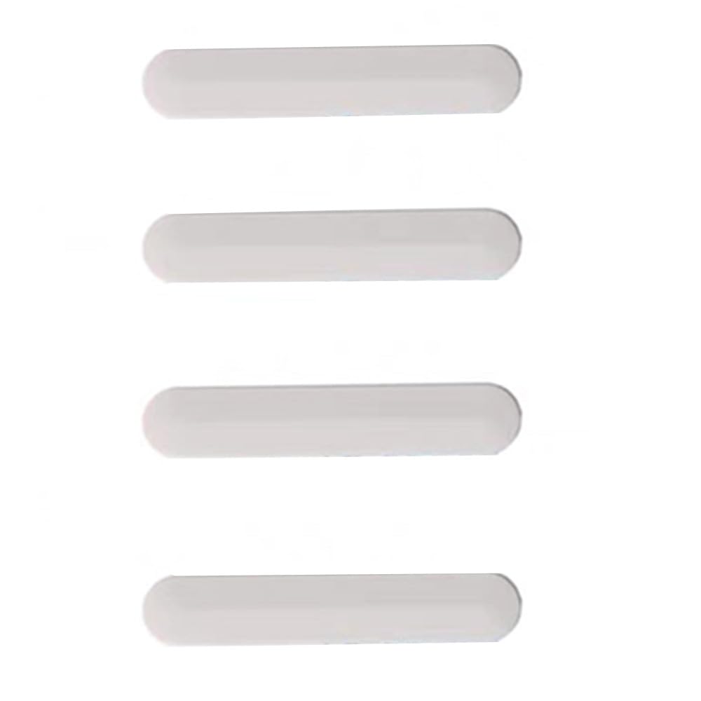 4PCS Bottom Case Rubber Feet Strip Replacement for HP Pavilion 15-CS 15-CW 14-CE Laptop Bottom Rear Cover Rubber Foot Strip Silver