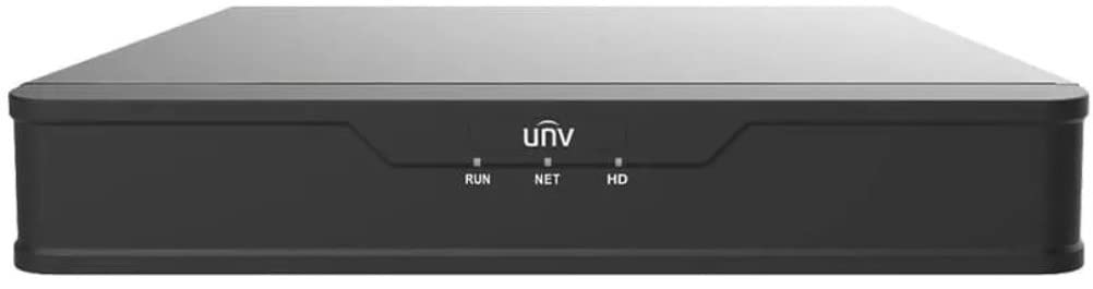 UNV UN-NVR301-08X-P8 8-Channel 8-PoE Ultra265 Network Video Recorder, Support Ultra 265/H.265/H.264 Video Formats, 8-Channel Input, Up to 8MP