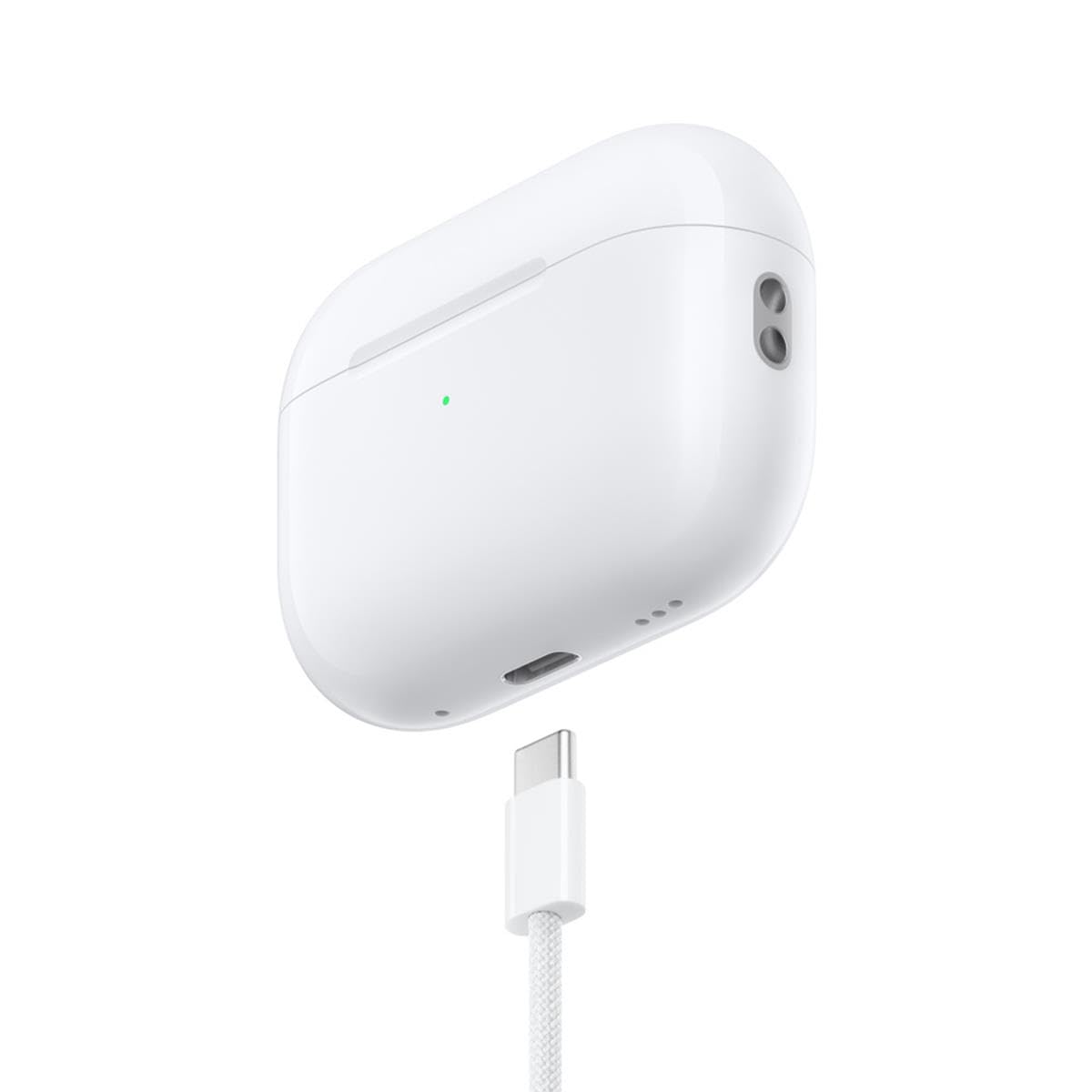Apple AirPods Pro 2nd Generation with Wireless MagSafe Charging Case (USB-C) with Apple 1 Year Limited Warranty (Classic)