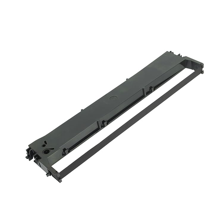 BIGGER Compatible Printer Ribbon Replacement for Epson S015631 LX-350 LX350 Black Fabric Ribbon, Used for Epson LX-350, LX-300+II, LX-300+ Printer, 6