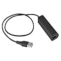 USB Adapter Cable to RJ9 Female for Any Jabra QD Headset GN1200 and Connects Into A Computer PC Laptop Mac Softphone Skype MSN Zoom Video Phone App