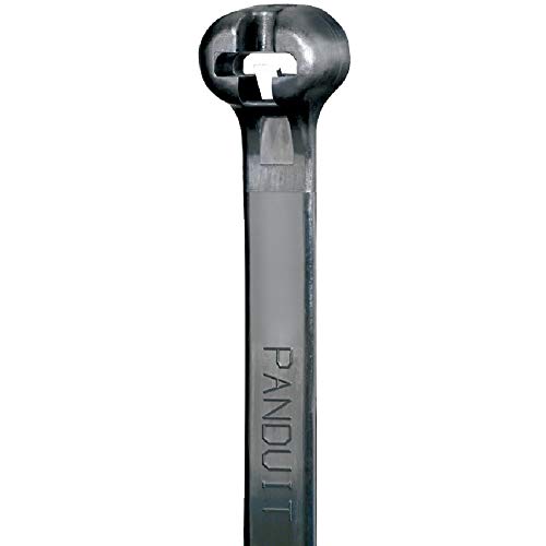 Panduit BT2S-M0 Dome-Top Barb-Ty 8" Cable Tie with Stainless Steel Barb, Indoor/Outdoor, UV/Weather-Resistant Nylon 6.6, 50 Lb. Tensile Strength, Cord