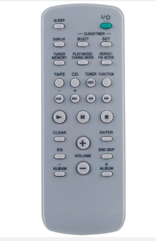 New-RM-SC3 Replace Remote Control Compatible with Sony Mini Hi-Fi System MHC-GX450 HCD-ZX9 / ZX6