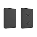 Ferbao Silicone Case Compatible with WD Elements/SE Hard Drive 500G/1T/2T Accessories Soft Silicone Cover Protective Sleeve (Black)