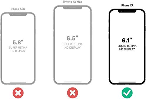 OtterBox iPhone XR Defender Series Case - Black, Rugged & Durable, with Port Protection, Includes Holster Clip Kickstand