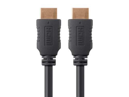 Monoprice HDMI High Speed Cable - 6 Feet - Red, 4K@60Hz, HDR, 18Gbps, YUV 4:4:4, 28AWG - Select Series