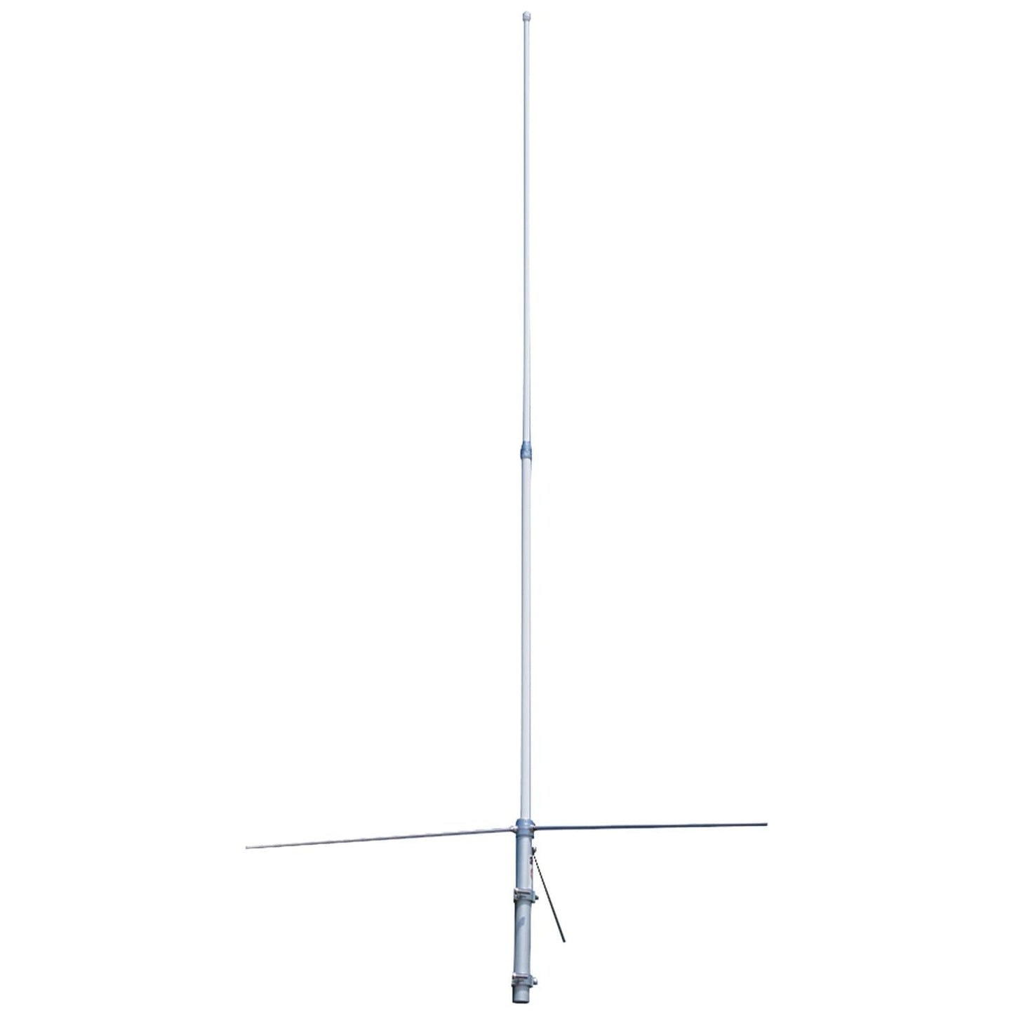 Tram® 200-Watt Dual-Band 2-Section Fiberglass Base Antenna with 50-Ohm UHF SO-239 Connector, 8-Ft. 4-in. Tall (Silver)