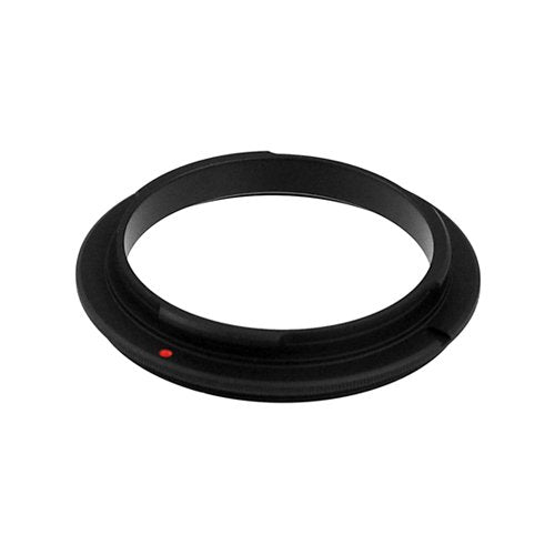 Fotodiox 52mm Filter Thread Macro Reverse Mount Adapter Ring for OM 4/3 Camera, Fits Olympus
