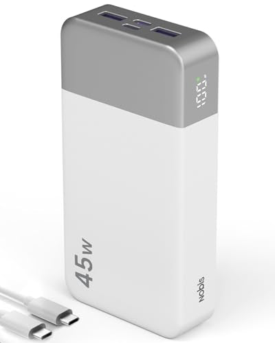 NOBIS 45W 20000mAh Portable Charger Power Bank Fast Charging