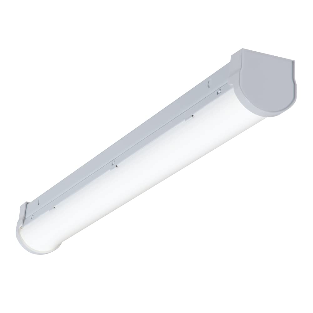 Metalux 24" LED Striplight, 4000 Lumens, 4000 K, 120V, 0 to 10V Dimmable, White