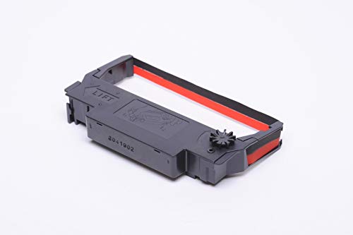 Travis Technologies Compatible Printer Ribbon Replacement for 12 SNBC BTP-M300 Impact POS Bar & Kitchen Receipt Printer Ribbons - Black/Red