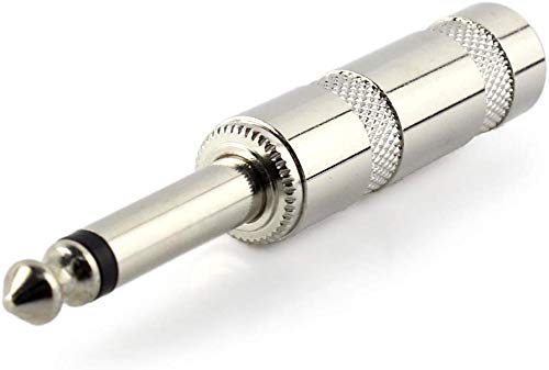 Mr. Dj QMH4 2 Pair 1/4" Male Head Connector Allows for Speaker Cables
