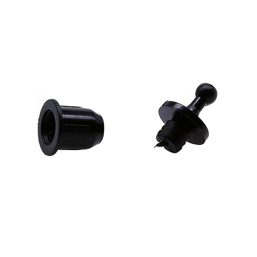 Treedix 12pair Speaker Grill Peg Kit Plastic Ball and Socket Type Grill Guides Pegs Cloth Buckle Screws Speaker Parts Accessories(12.5x11x10 mm)