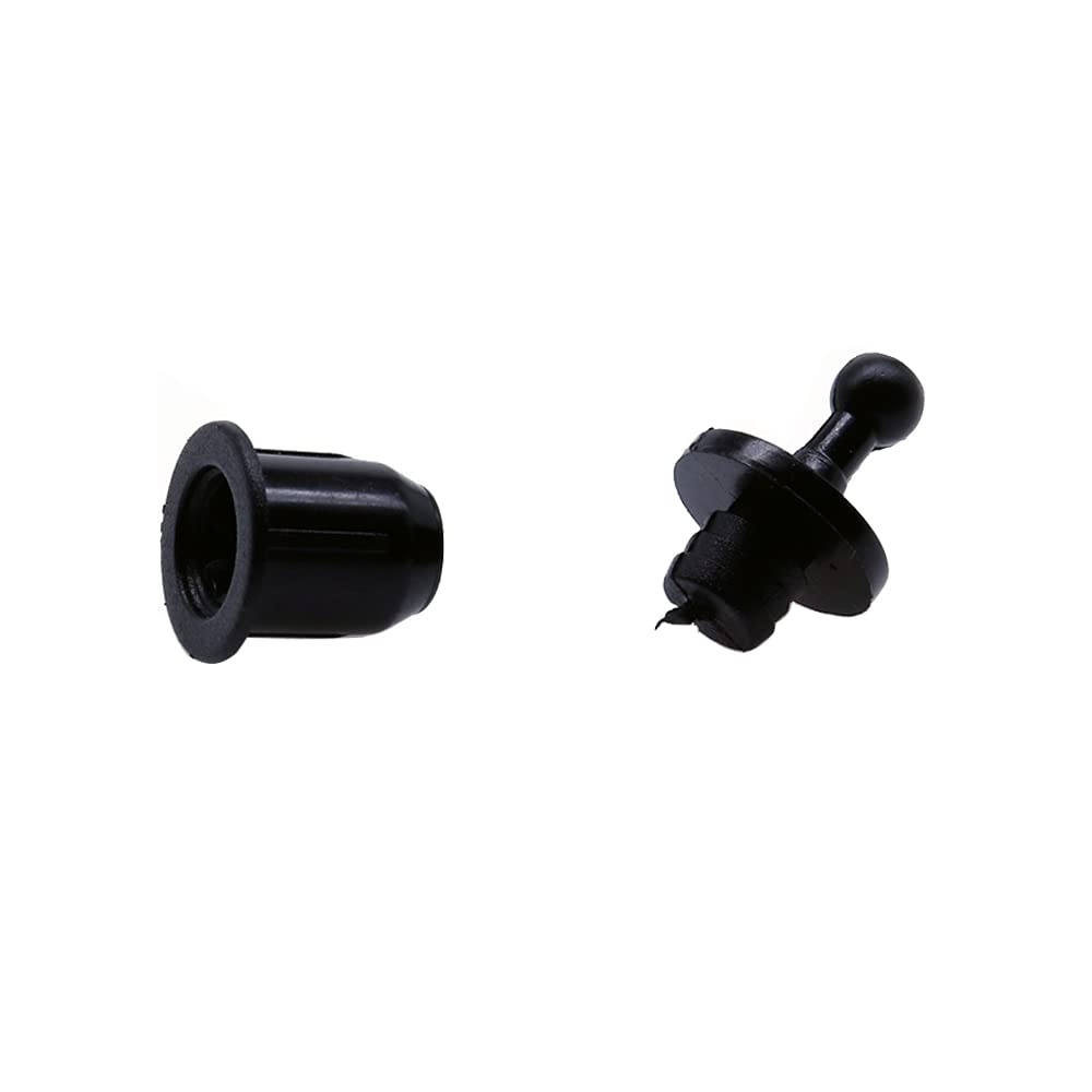 Treedix 12pair Speaker Grill Peg Kit Plastic Ball and Socket Type Grill Guides Pegs Cloth Buckle Screws Speaker Parts Accessories(12.5x11x10 mm)