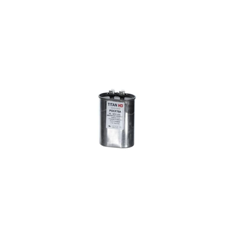 Packard 70Mfd, 440/370V, Oval Run Capacitor Pocf70A