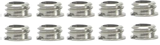 10 x 5.5mm 1/4" to 3/8" Steel Camera Tripod Bushing Adapter Desmond Photographic